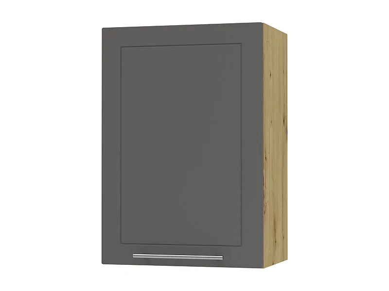 KÜCHENHÄNGESCHRANK Kvantum W2/50 Graphit Matt / Eiche Artisan Matt 50 / 32,5 / 72cm