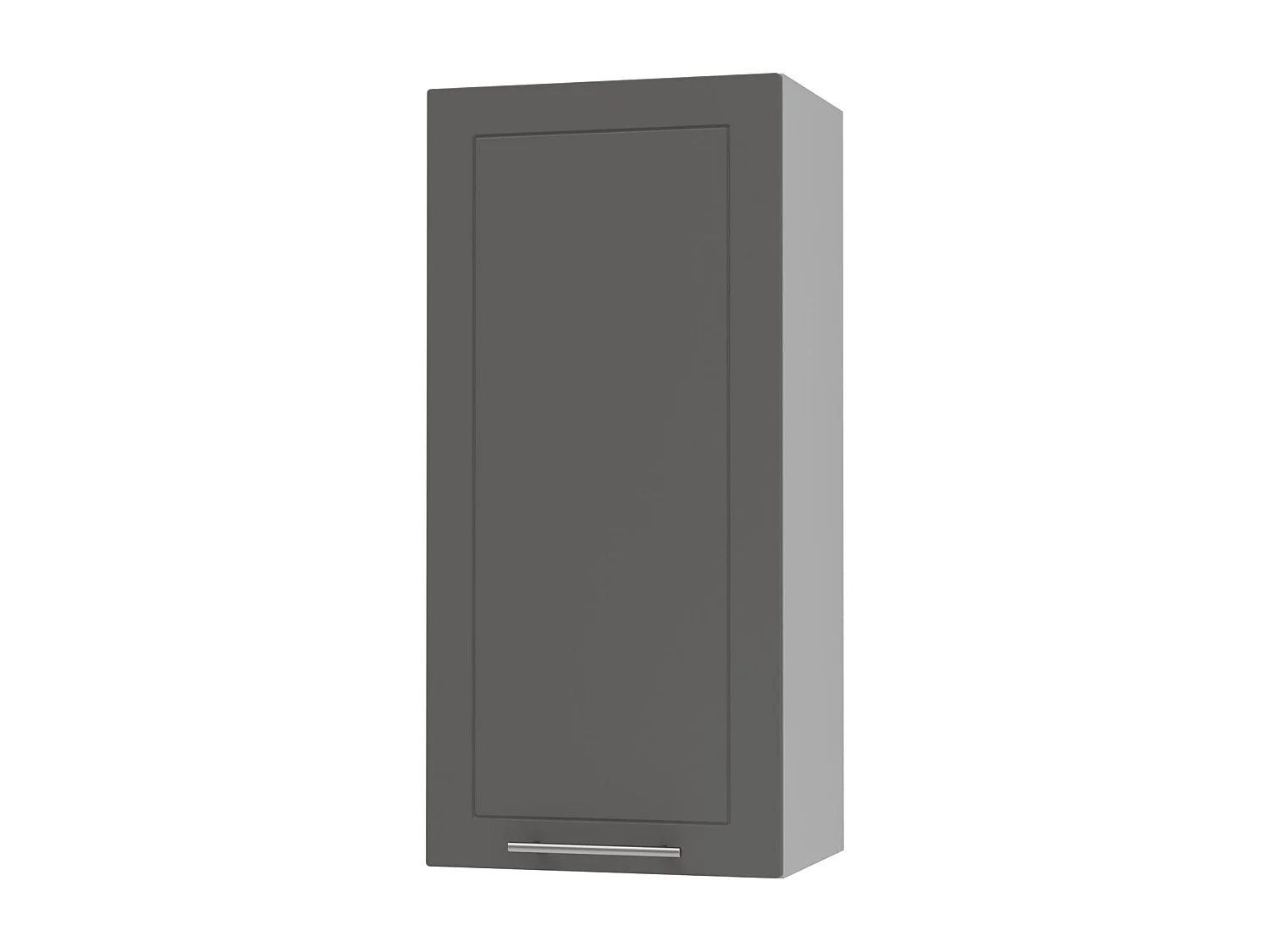 KÜCHENHÄNGESCHRANK Kvantum W4/45 Graphit Matt / Grau Matt 45 / 32,5 / 96cm