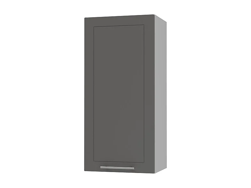 KÜCHENHÄNGESCHRANK Kvantum W4/45 Graphit Matt / Grau Matt 45 / 32,5 / 96cm