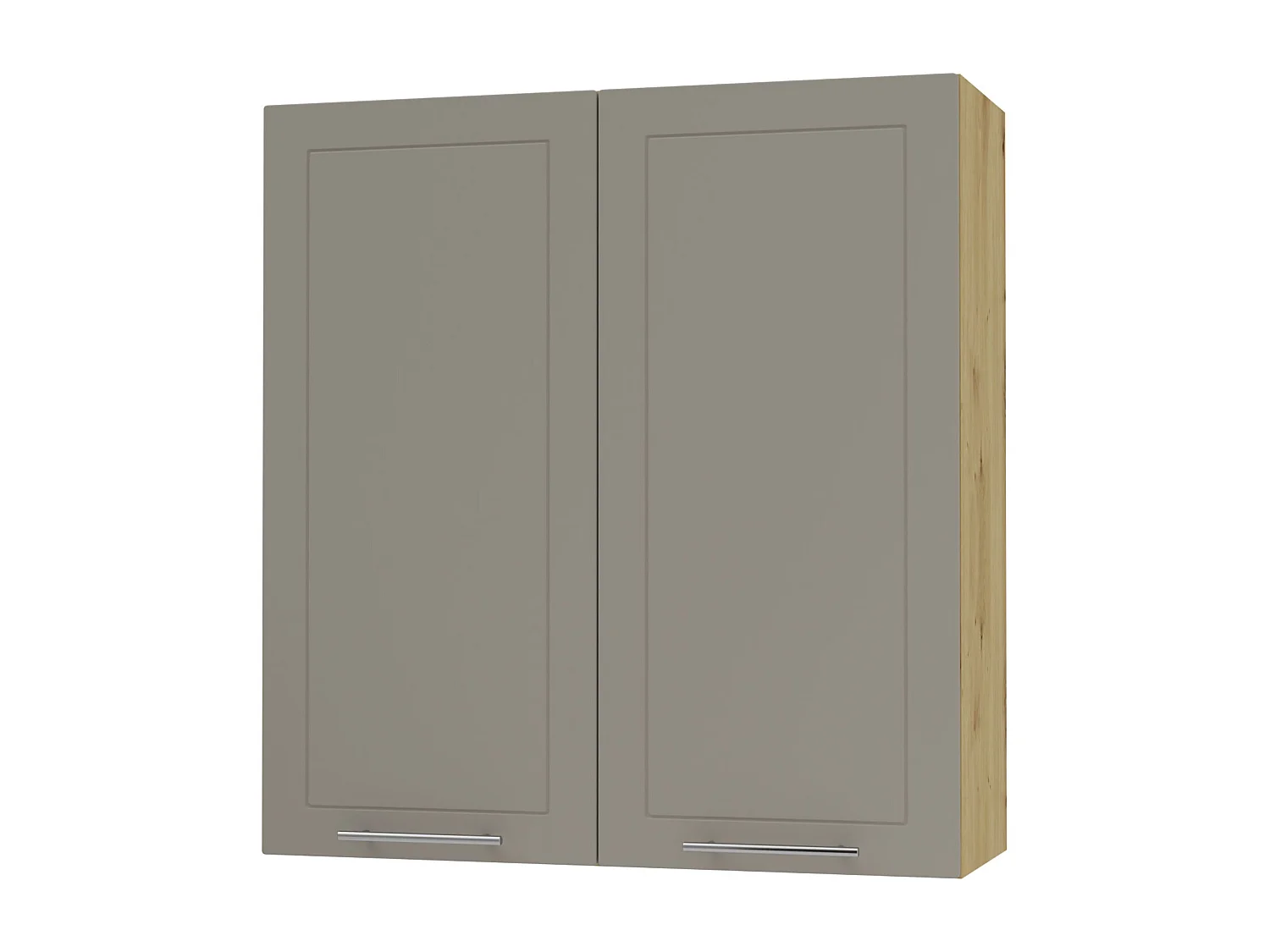 KÜCHENHÄNGESCHRANK Kvantum W4/90 Weiß Matt / Eiche Artisan Matt 90 / 32,5 / 96cm