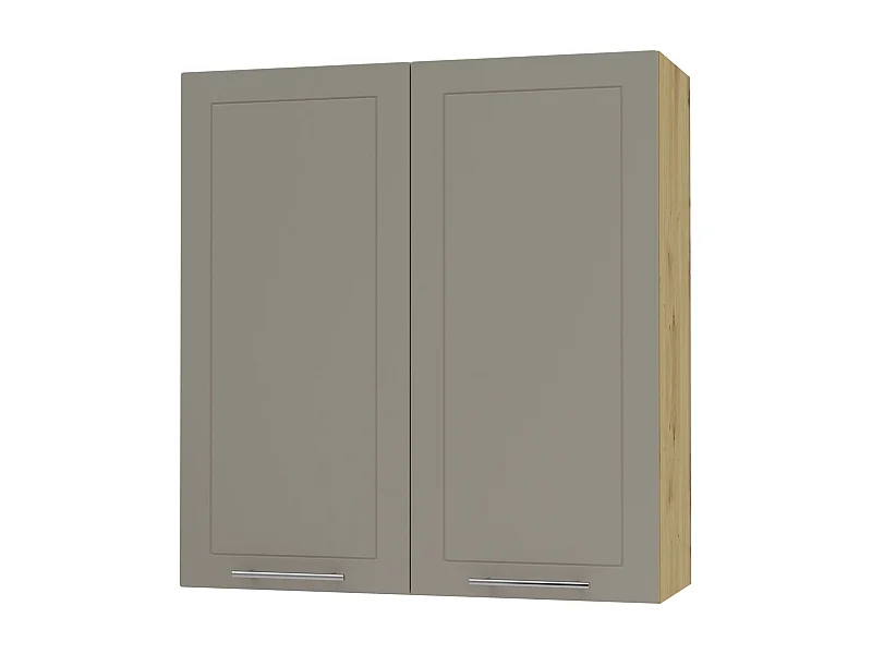 KÜCHENHÄNGESCHRANK Kvantum W4/90 Weiß Matt / Eiche Artisan Matt 90 / 32,5 / 96cm