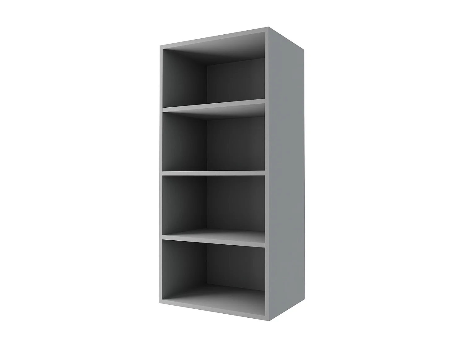 KÜCHENHÄNGESCHRANK Kvantum W4/45 Vanille Matt / Grau Matt 45 / 32,5 / 96cm