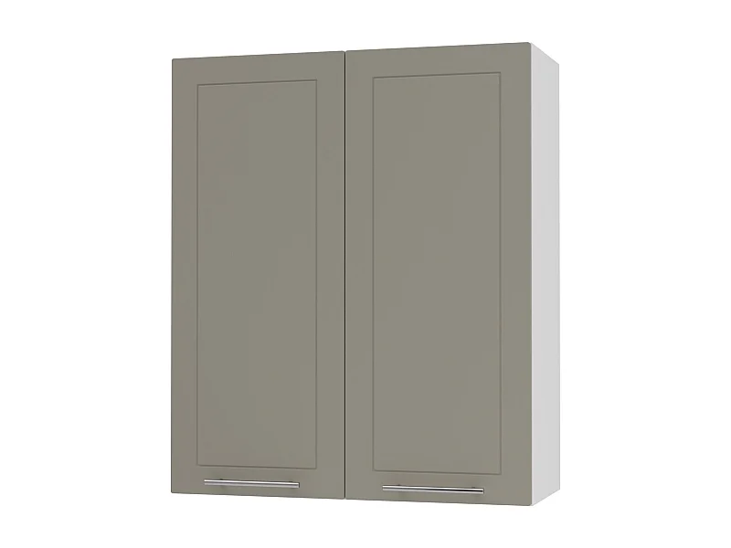 KÜCHENHÄNGESCHRANK Kvantum W4/80 Beige Matt / Weiß Matt 80 / 32,5 / 96cm