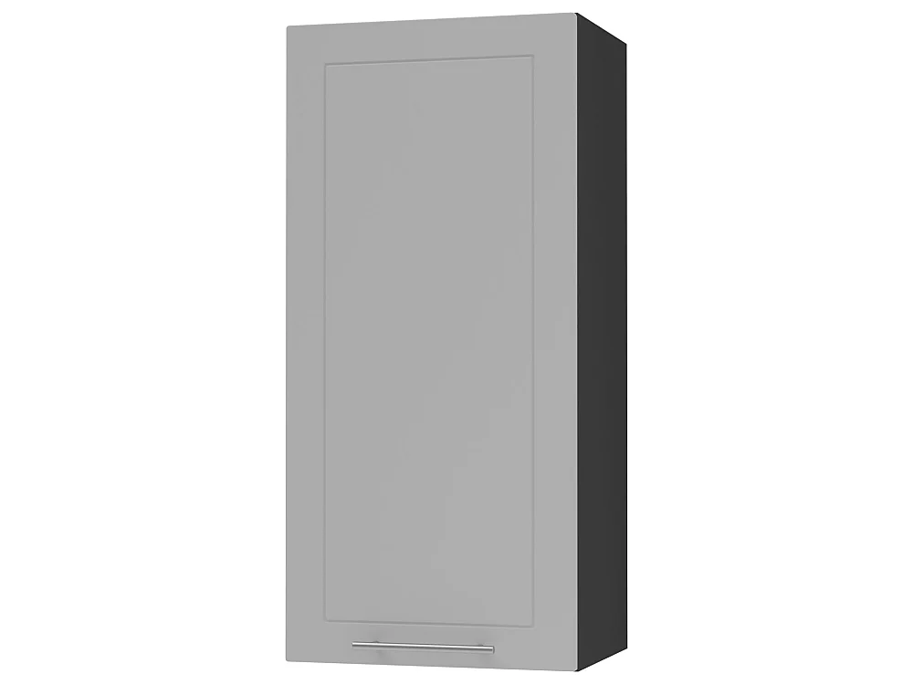 KÜCHENHÄNGESCHRANK Kvantum W4/45 Dust Grey Matt / Schwarz Matt 45 / 32,5 / 96cm