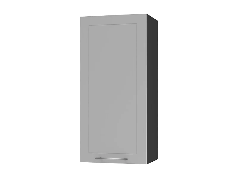 KÜCHENHÄNGESCHRANK Kvantum W4/45 Dust Grey Matt / Schwarz Matt 45 / 32,5 / 96cm