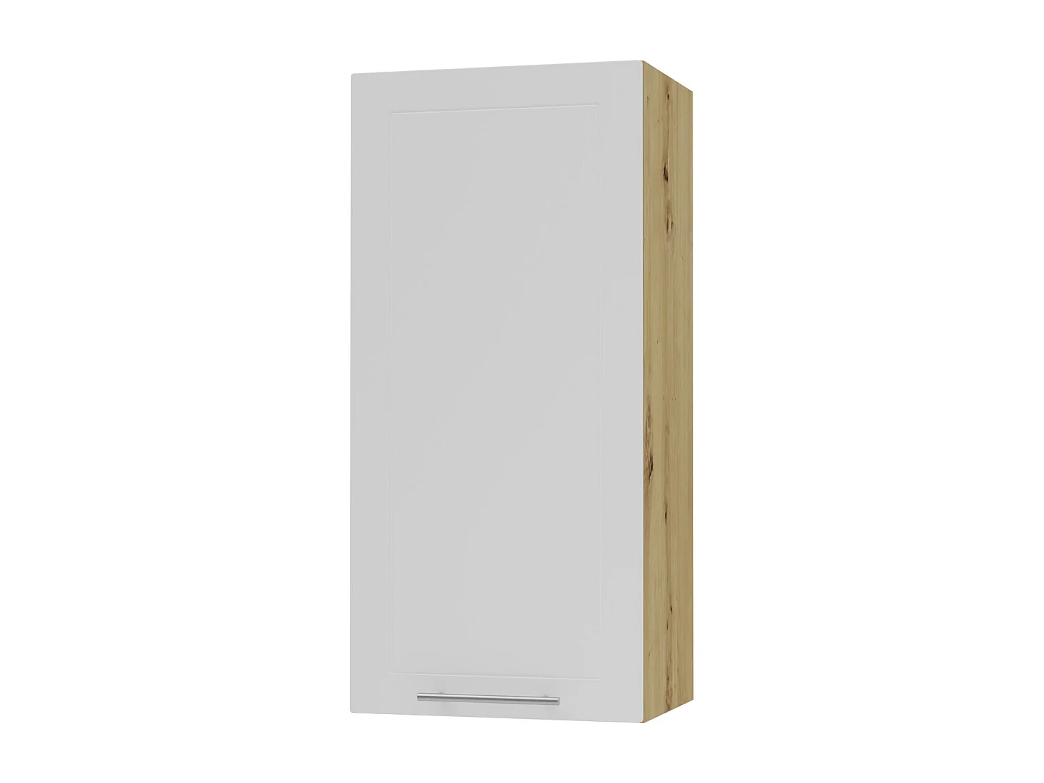 KÜCHENHÄNGESCHRANK Kvantum W4/45 Weiß Matt / Eiche Artisan Matt 45 / 32,5 / 96cm