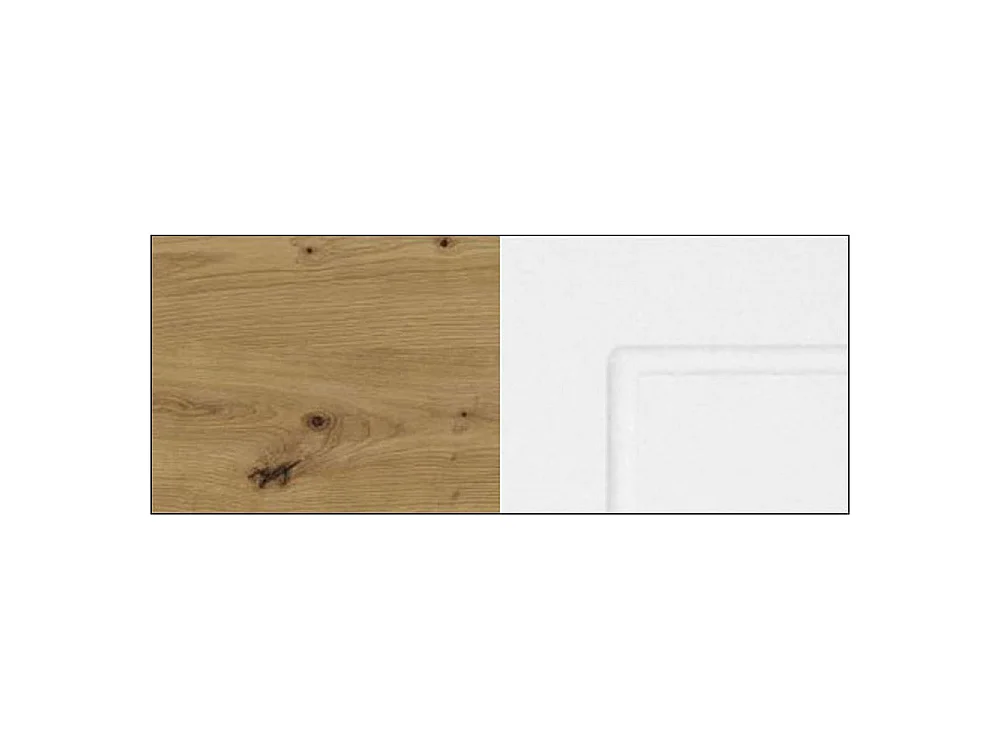 KÜCHENHÄNGESCHRANK Kvantum W4/45 Weiß Matt / Eiche Artisan Matt 45 / 32,5 / 96cm