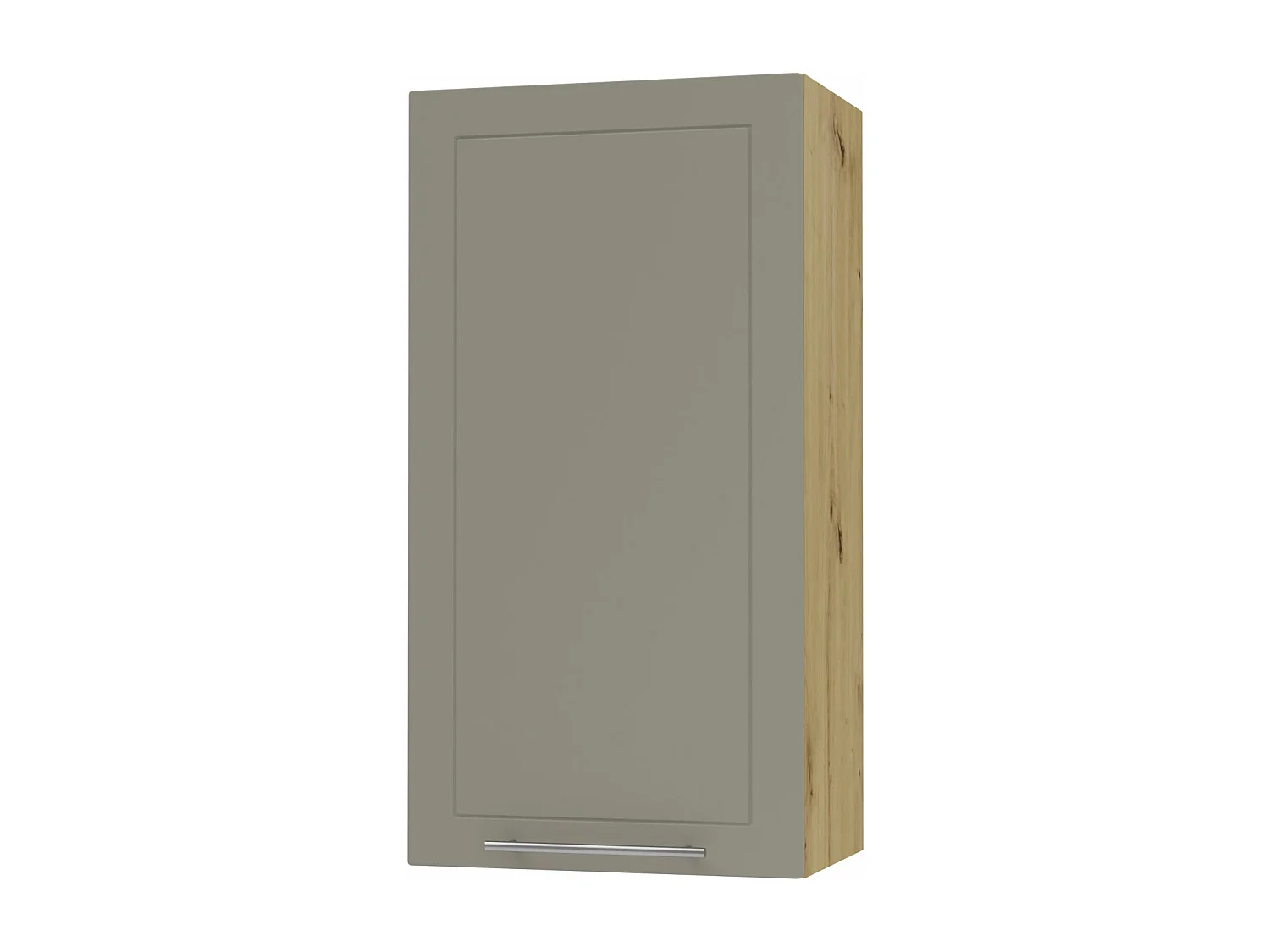 KÜCHENHÄNGESCHRANK Kvantum W4/50 Beige Matt / Eiche Artisan Matt 50 / 32,5 / 96cm