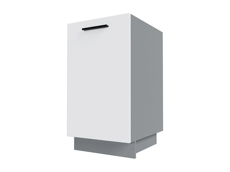 KÜCHENUNTERSCHRANK Bonn Weiß Matt / Grau Matt 45 / 50 / 82cm