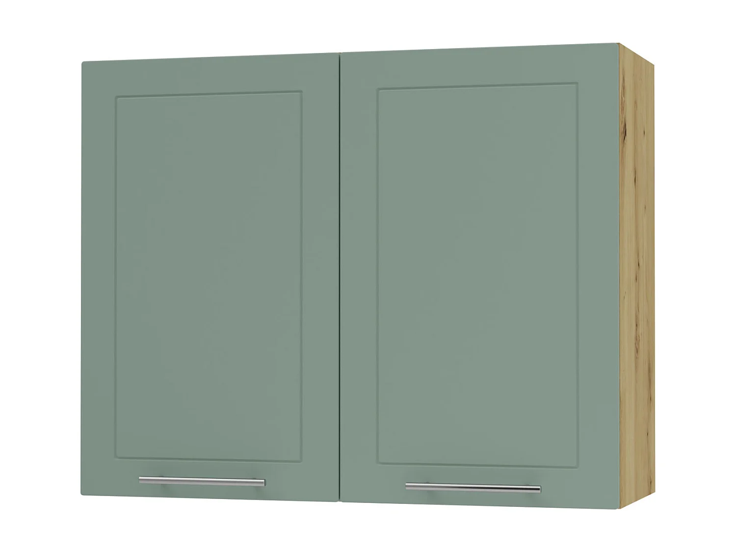 KÜCHENHÄNGESCHRANK Kvantum W3/90 Mint Matt / Eiche Artisan Matt 90 / 32,5 / 72cm