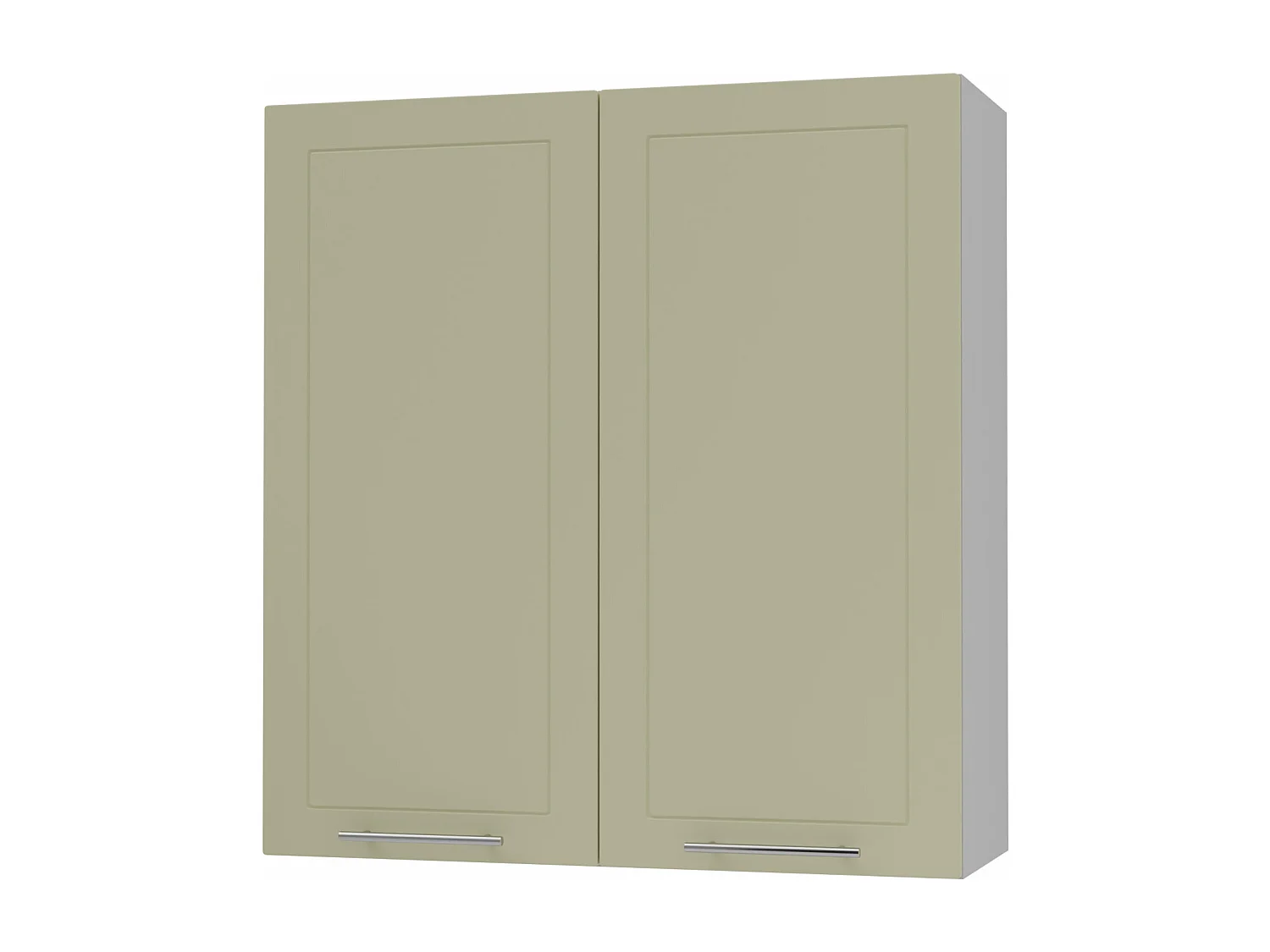 KÜCHENHÄNGESCHRANK Kvantum W4/90 Vanille Matt / Grau Matt 90 / 32,5 / 96cm