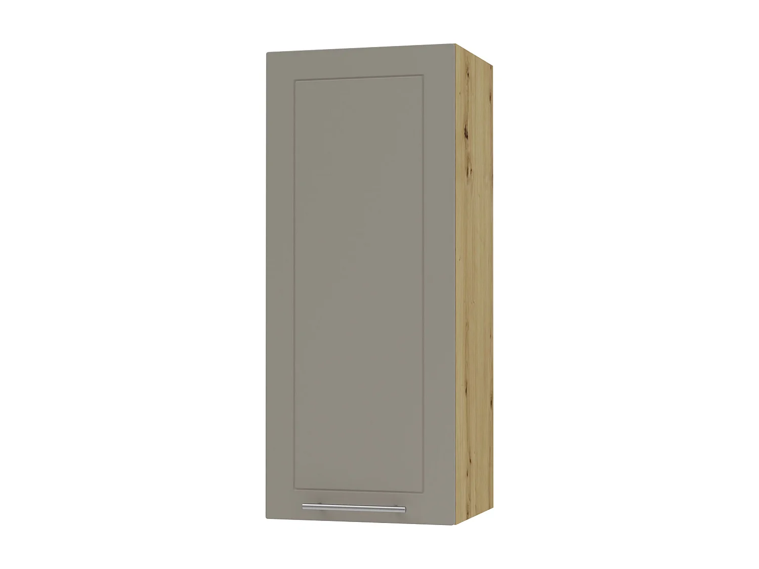 KÜCHENHÄNGESCHRANK Kvantum W4/40 Beige Matt / Eiche Artisan Matt 40 / 32,5 / 96cm