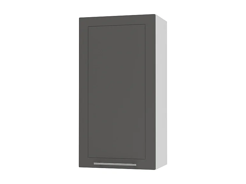 KÜCHENHÄNGESCHRANK Kvantum W4/50 Graphit Matt / Weiß Matt 50 / 32,5 / 96cm