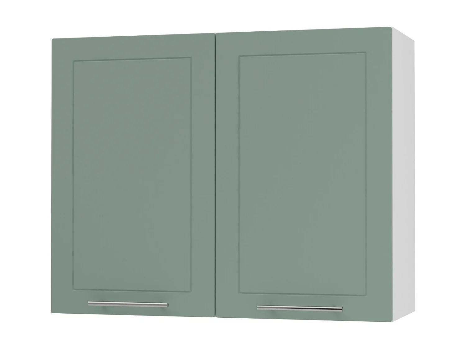 KÜCHENHÄNGESCHRANK Kvantum W3/80 Mint Matt / Weiß Matt 80 / 32,5 / 72cm