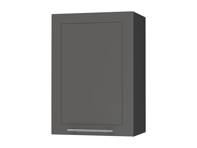 KÜCHENHÄNGESCHRANK Kvantum W2/50 Graphit Matt / Schwarz Matt 50 / 32,5 / 72cm