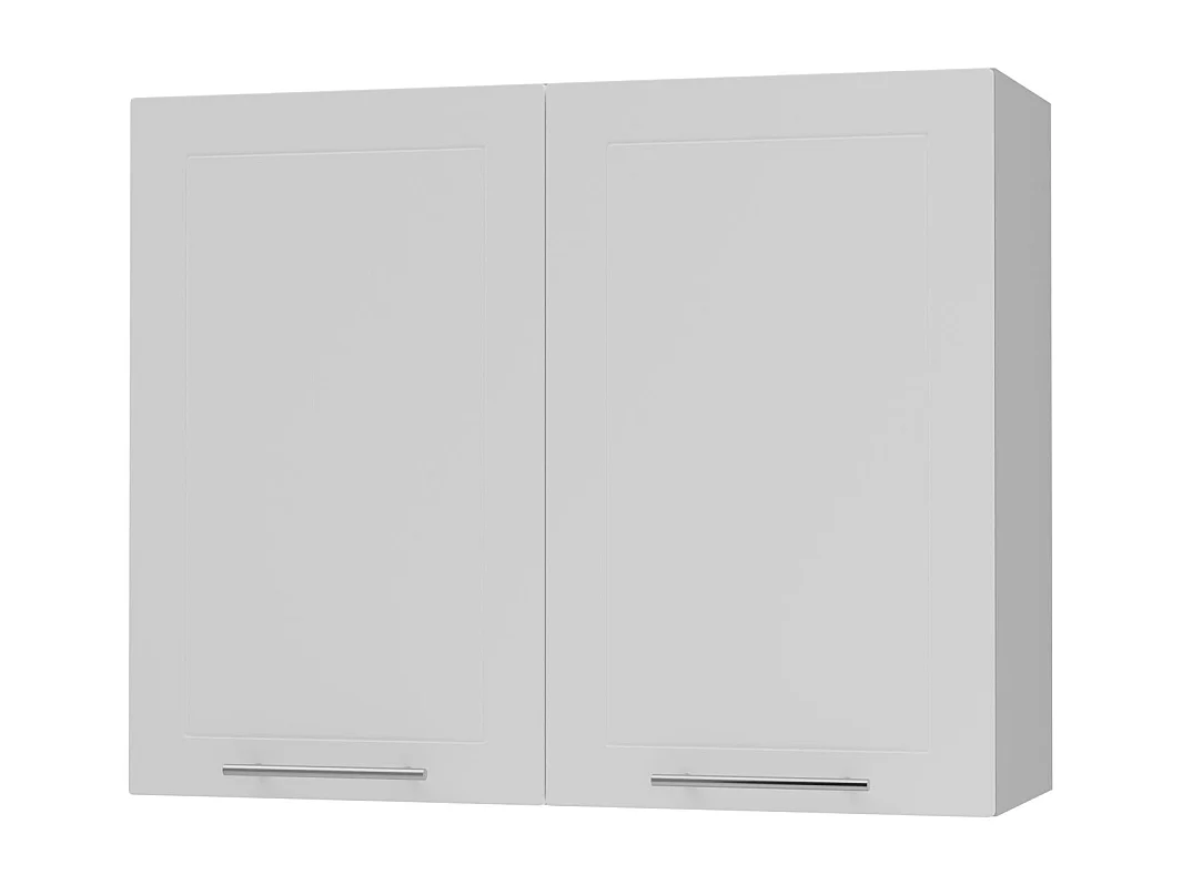 KÜCHENHÄNGESCHRANK Kvantum W3/90 Weiß Matt / Grau Matt 90 / 32,5 / 72cm