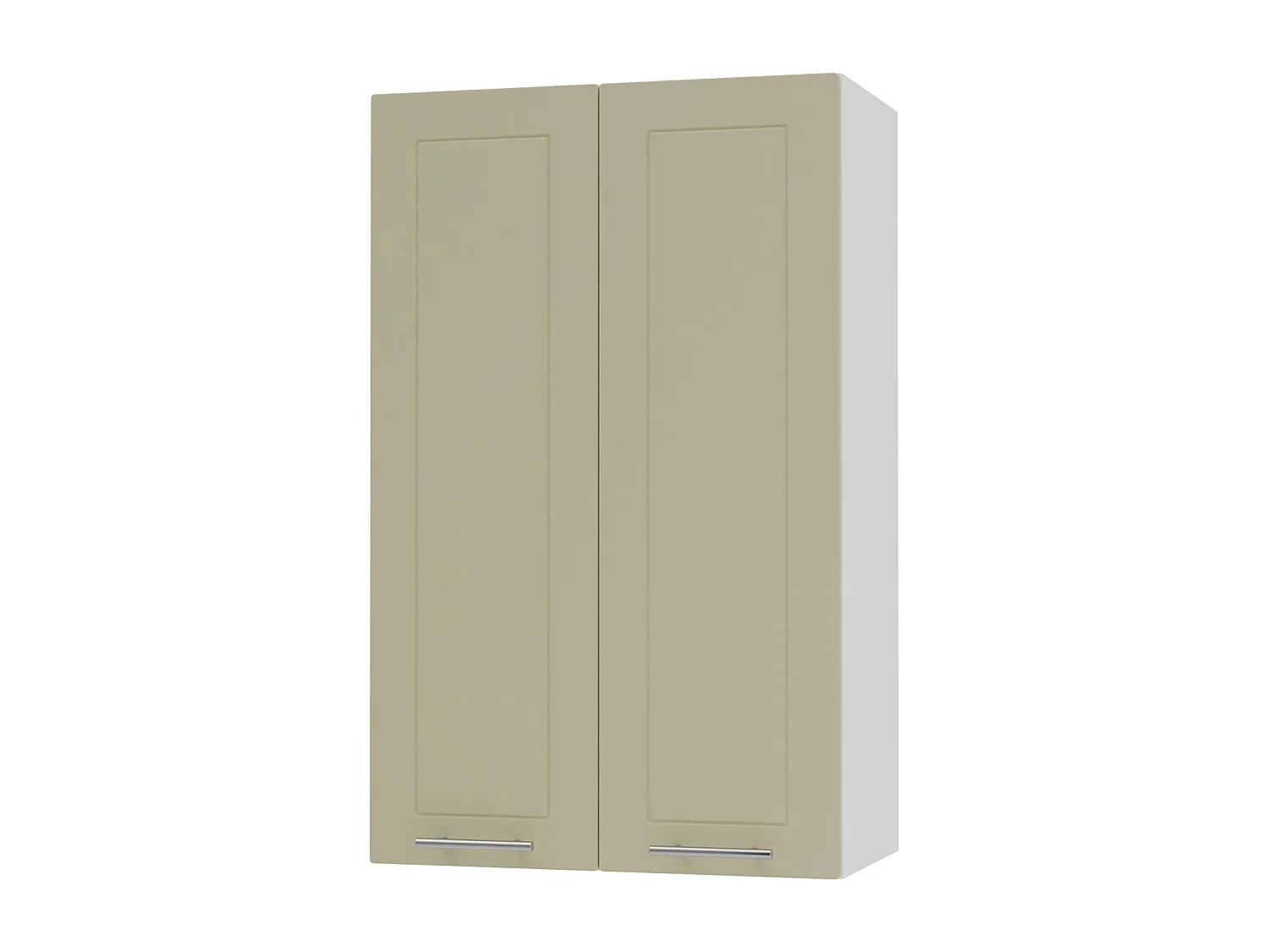 KÜCHENHÄNGESCHRANK Kvantum W4/60 Vanille Matt / Weiß Matt 60 / 32,5 / 96cm