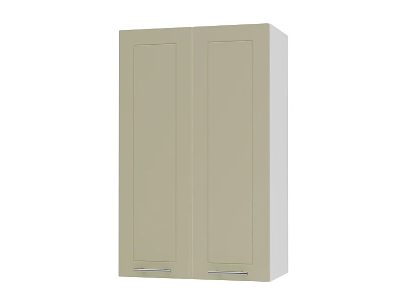 KÜCHENHÄNGESCHRANK Kvantum W4/60 Vanille Matt / Weiß Matt 60 / 32,5 / 96cm