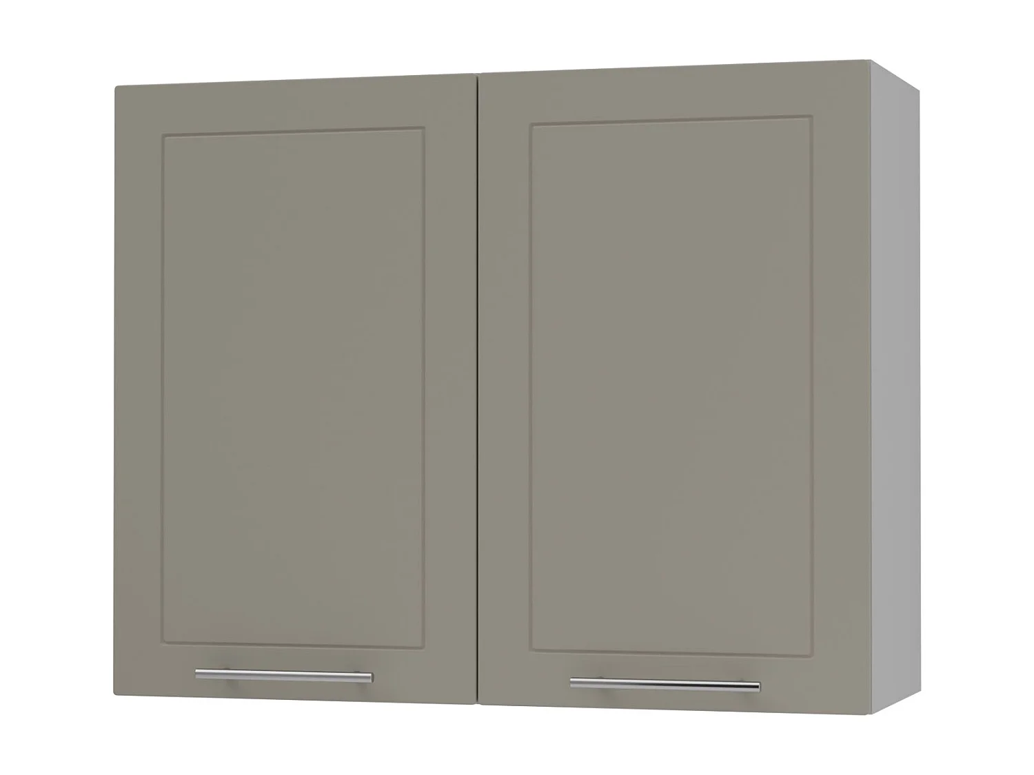 KÜCHENHÄNGESCHRANK Kvantum W3/90 Beige Matt / Grau Matt 90 / 32,5 / 72cm
