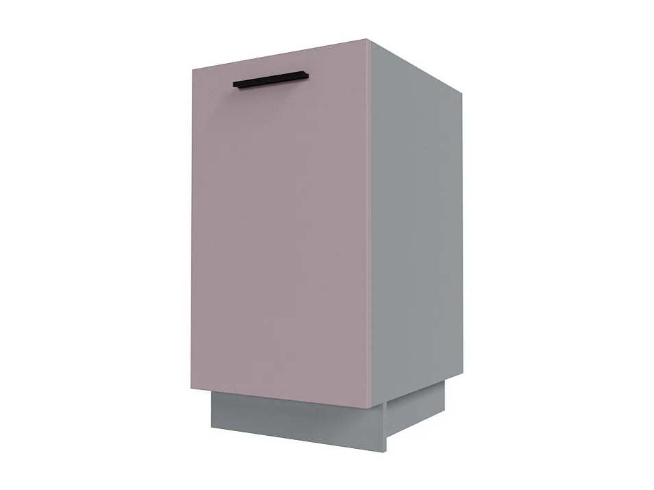 KÜCHENUNTERSCHRANK Bonn Rosé Kupfer Matt / Grau Matt 45 / 50 / 82cm