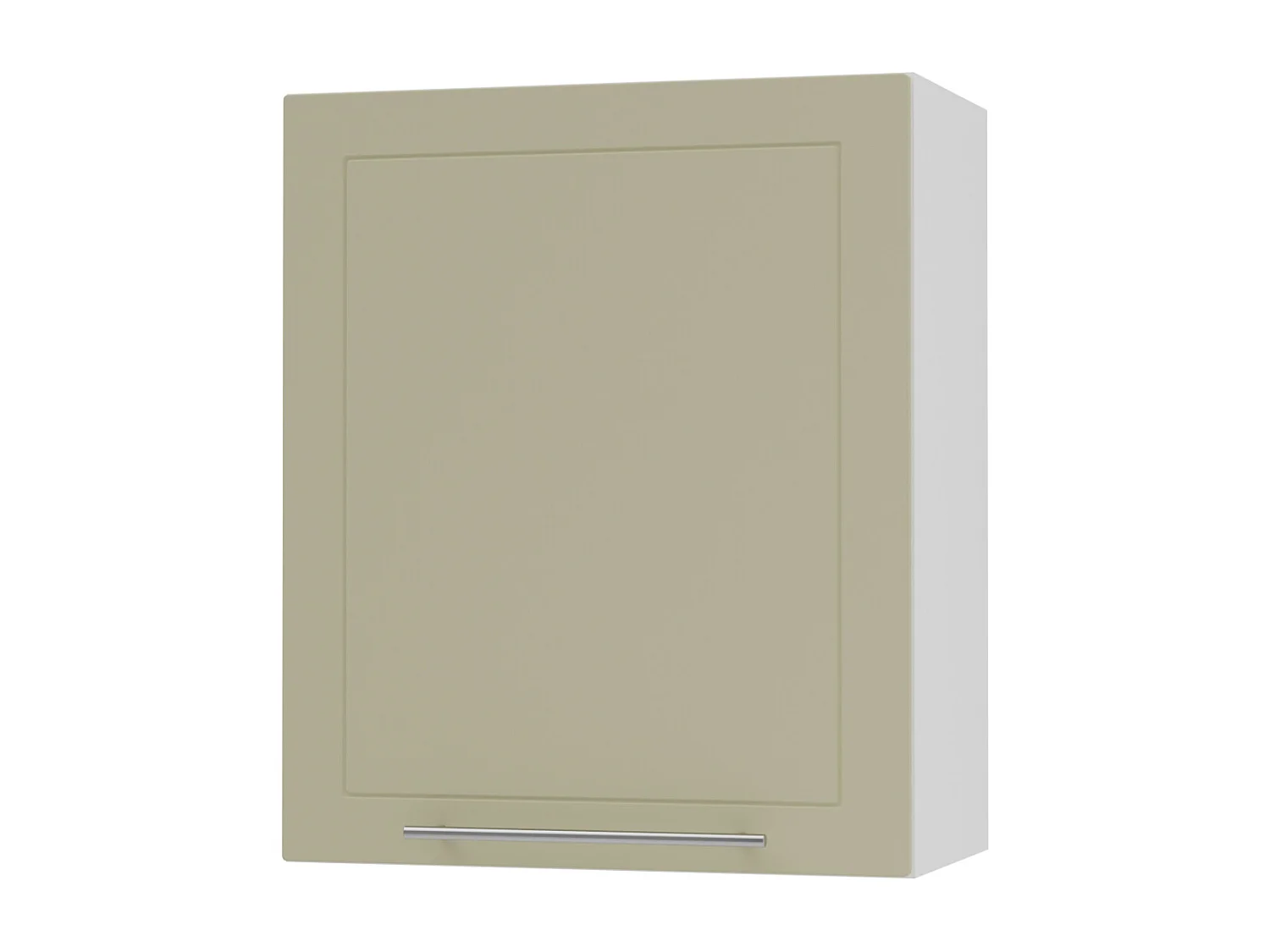 KÜCHENHÄNGESCHRANK Kvantum W2/60 Vanille Matt / Weiß Matt 60 / 32,5 / 72cm