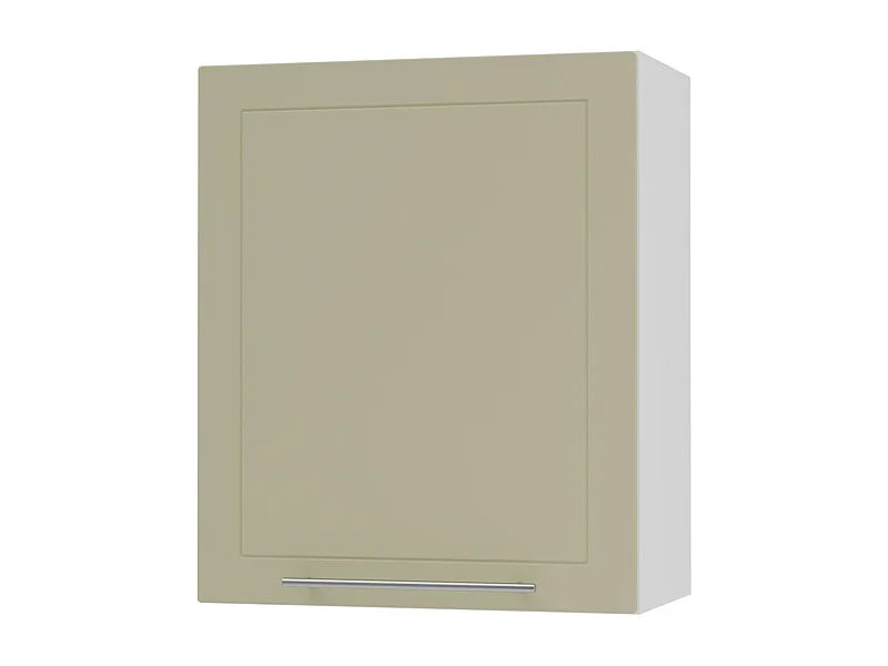 KÜCHENHÄNGESCHRANK Kvantum W2/60 Vanille Matt / Weiß Matt 60 / 32,5 / 72cm