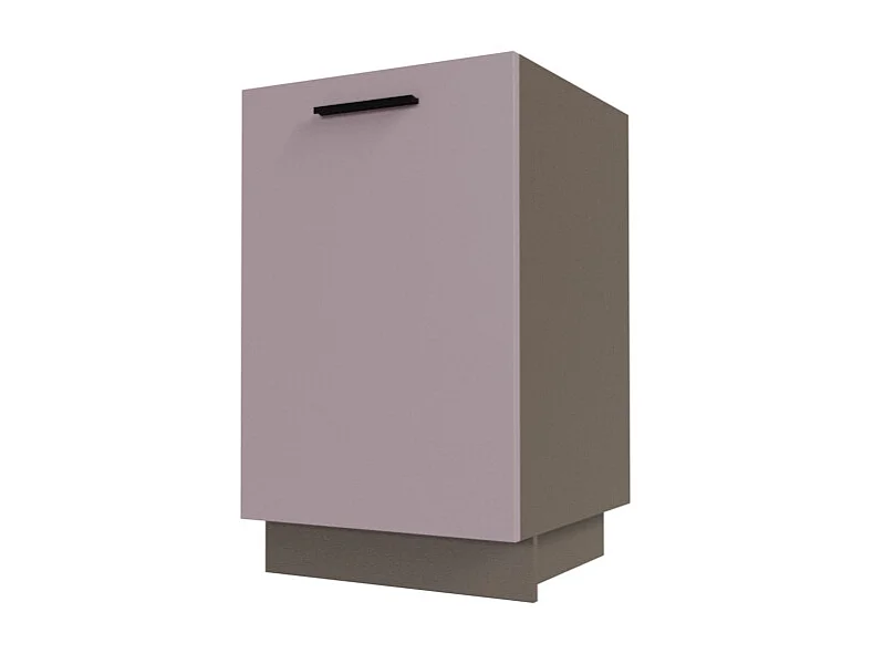 KÜCHENUNTERSCHRANK Bonn Rosé Kupfer Matt / Lava Matt 50 / 50 / 82cm