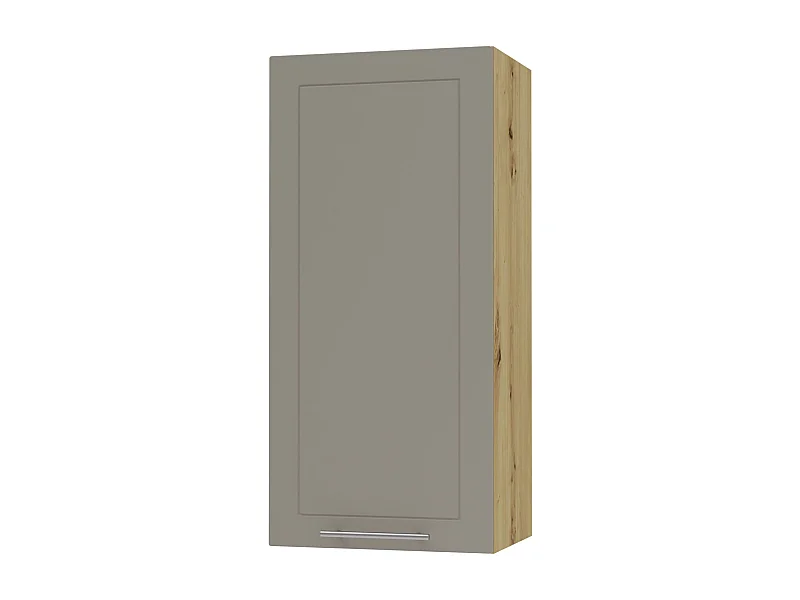 KÜCHENHÄNGESCHRANK Kvantum W4/45 Beige Matt / Eiche Artisan Matt 45 / 32,5 / 96cm