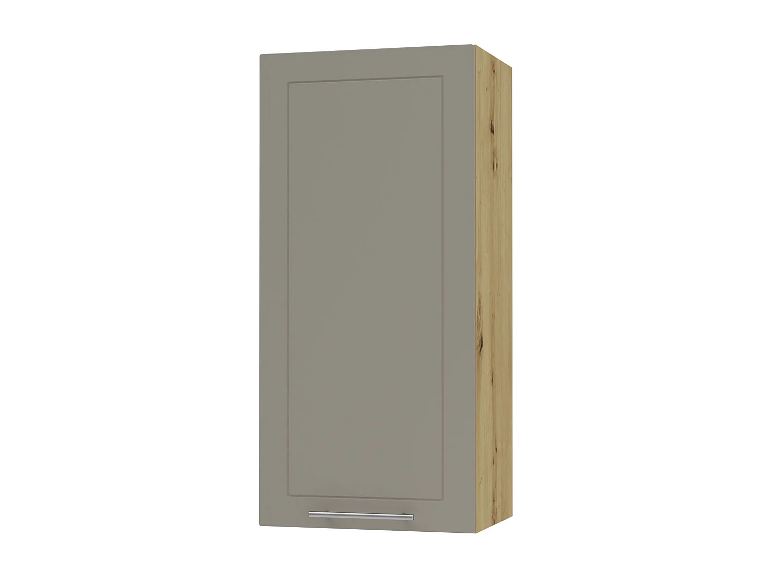 KÜCHENHÄNGESCHRANK Kvantum W4/45 Beige Matt / Eiche Artisan Matt 45 / 32,5 / 96cm