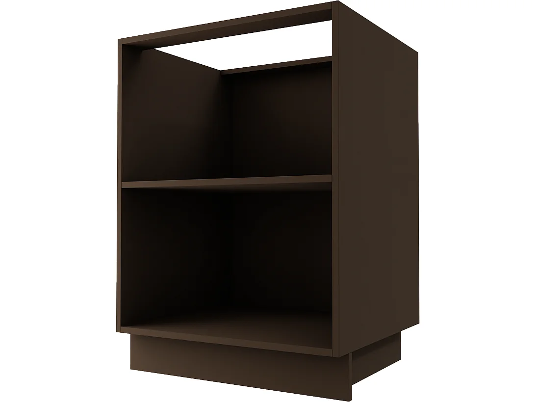 KÜCHENUNTERSCHRANK Bonn D1D/60 Schwarz Matt / Lava Matt 60 / 50 / 82cm