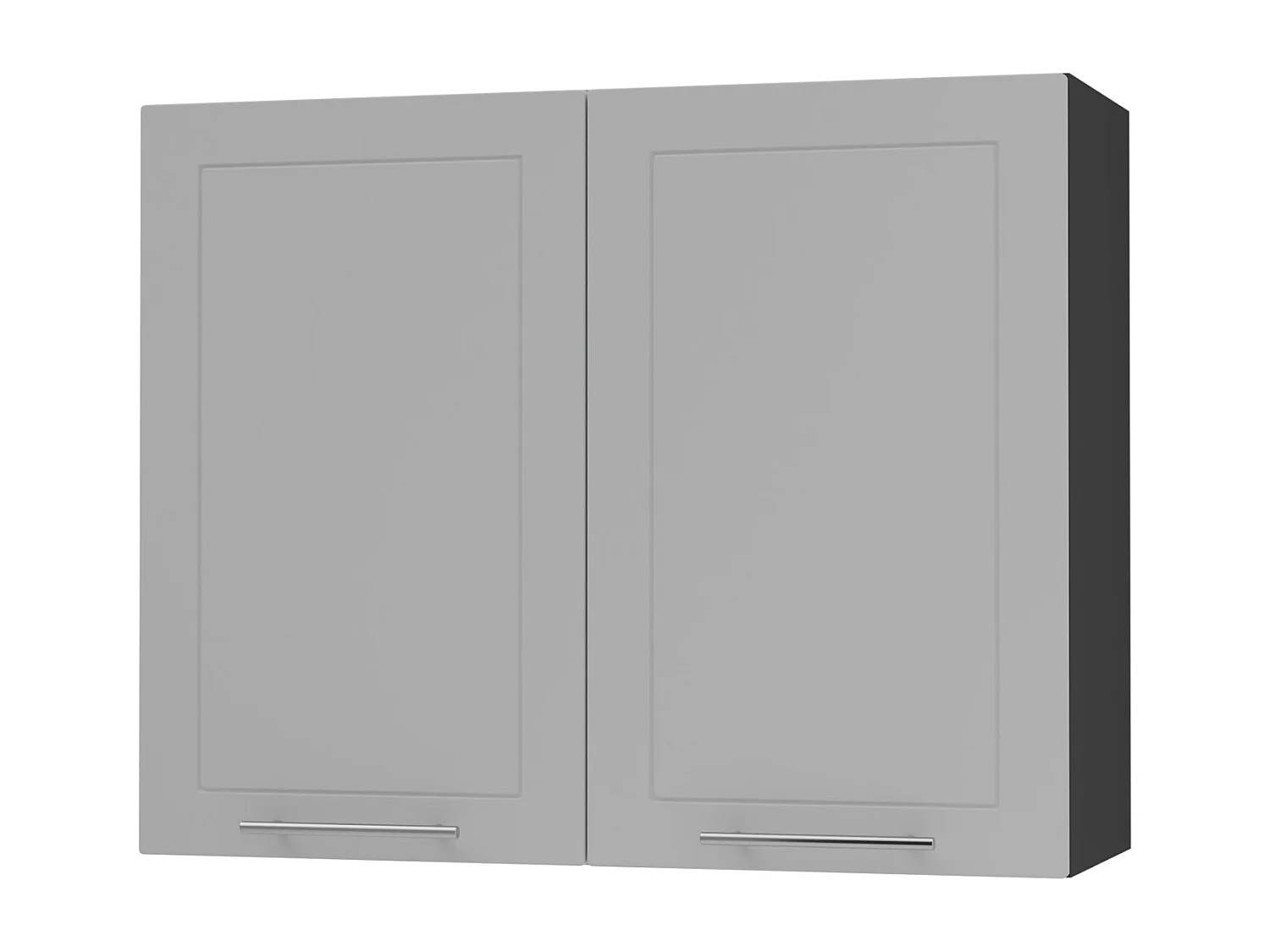 KÜCHENHÄNGESCHRANK Kvantum W3/90 Dust Grey Matt / Schwarz Matt 90 / 32,5 / 72cm