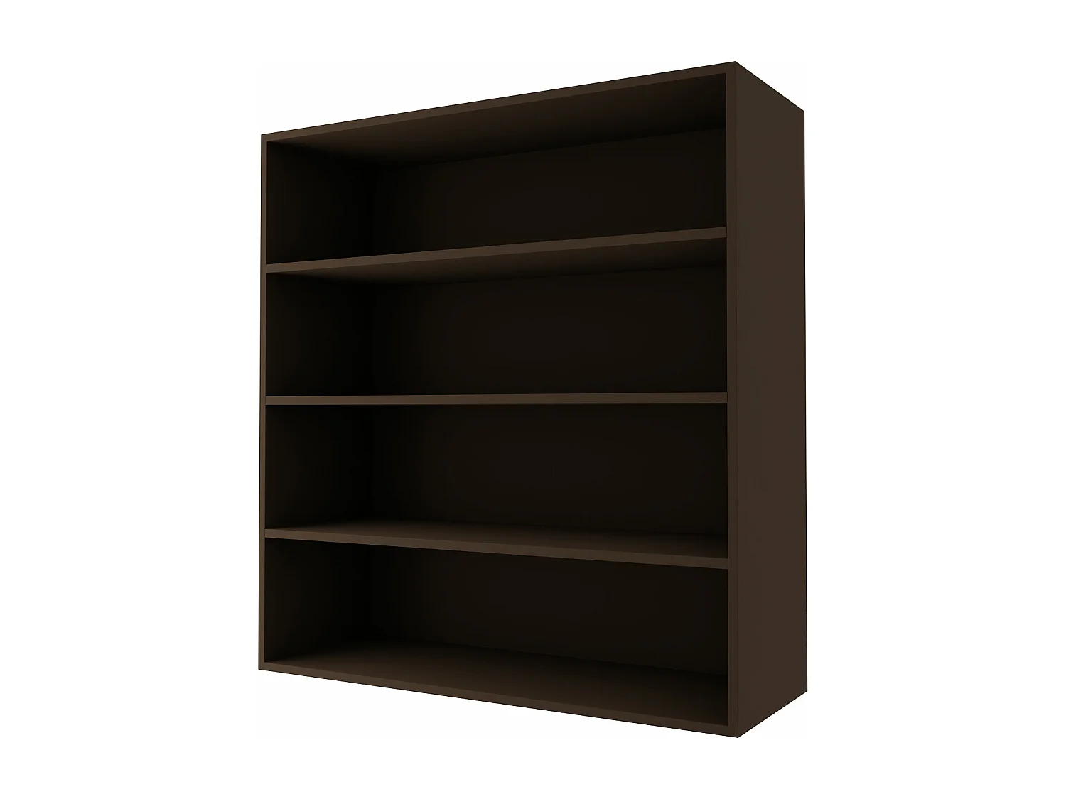 KÜCHENHÄNGESCHRANK Kvantum W4/90 Graphit Matt / Schwarz Matt 90 / 32,5 / 96cm