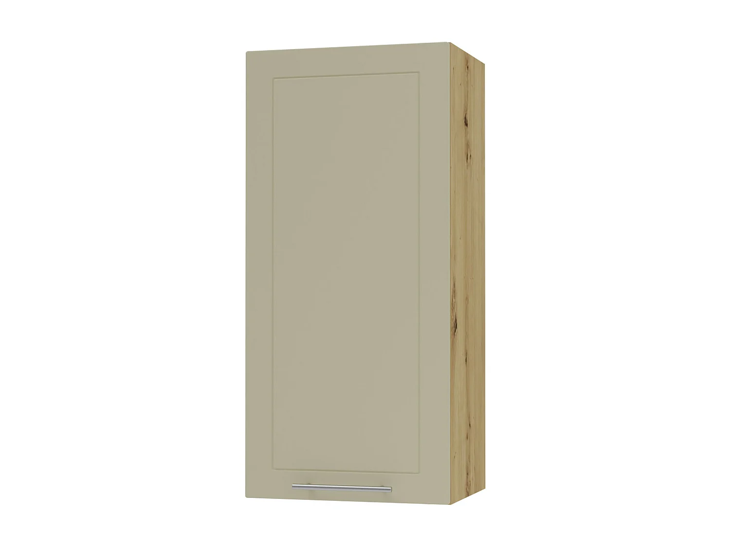 KÜCHENHÄNGESCHRANK Kvantum W4/45 Vanille Matt / Eiche Artisan Matt 45 / 32,5 / 96cm