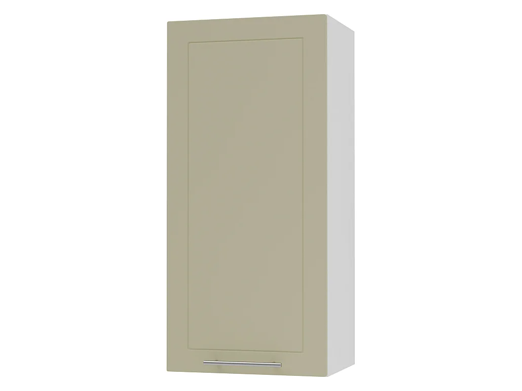 KÜCHENHÄNGESCHRANK Kvantum W4/45 Vanille Matt / Weiß Matt 45 / 32,5 / 96cm