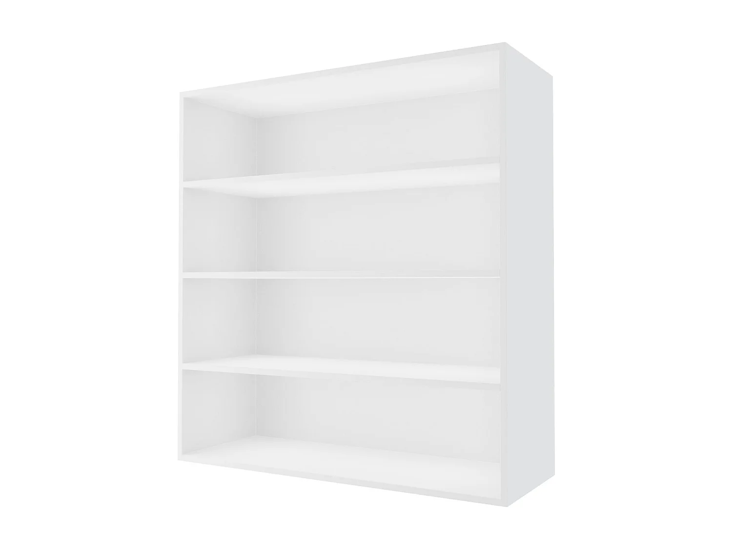 KÜCHENHÄNGESCHRANK Kvantum W4/90 Vanille Matt / Weiß Matt 90 / 32,5 / 96cm