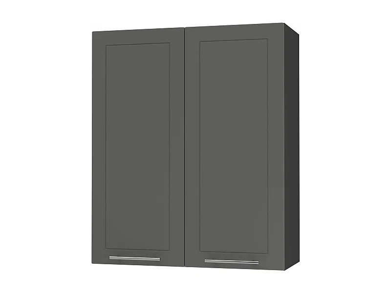 KÜCHENHÄNGESCHRANK Kvantum W4/80 Graphit Matt / Schwarz Matt 80 / 32,5 / 96cm