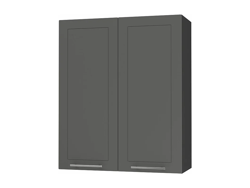 KÜCHENHÄNGESCHRANK Kvantum W4/80 Graphit Matt / Schwarz Matt 80 / 32,5 / 96cm