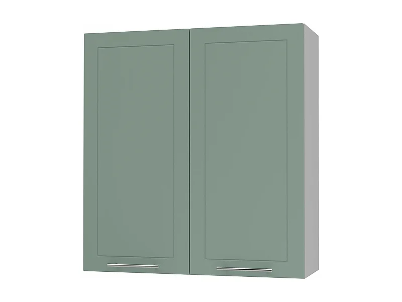KÜCHENHÄNGESCHRANK Kvantum W4/90 Mint Matt / Grau Matt 90 / 32,5 / 96cm