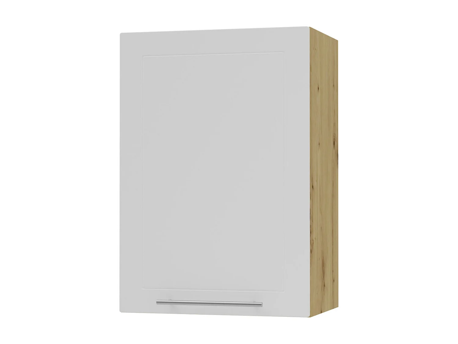 KÜCHENHÄNGESCHRANK Kvantum W2/50 Weiß Matt / Eiche Artisan Matt 50 / 32,5 / 72cm