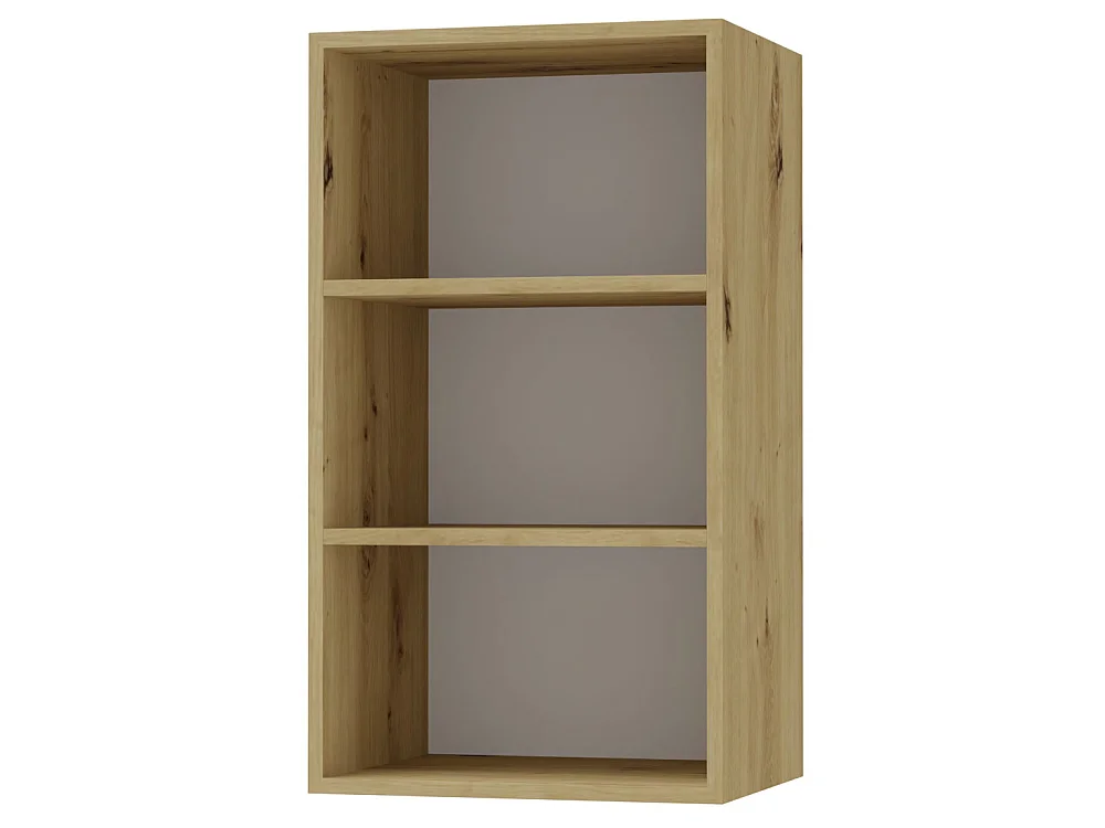 KÜCHENHÄNGESCHRANK Kvantum W2/50 Weiß Matt / Eiche Artisan Matt 50 / 32,5 / 72cm