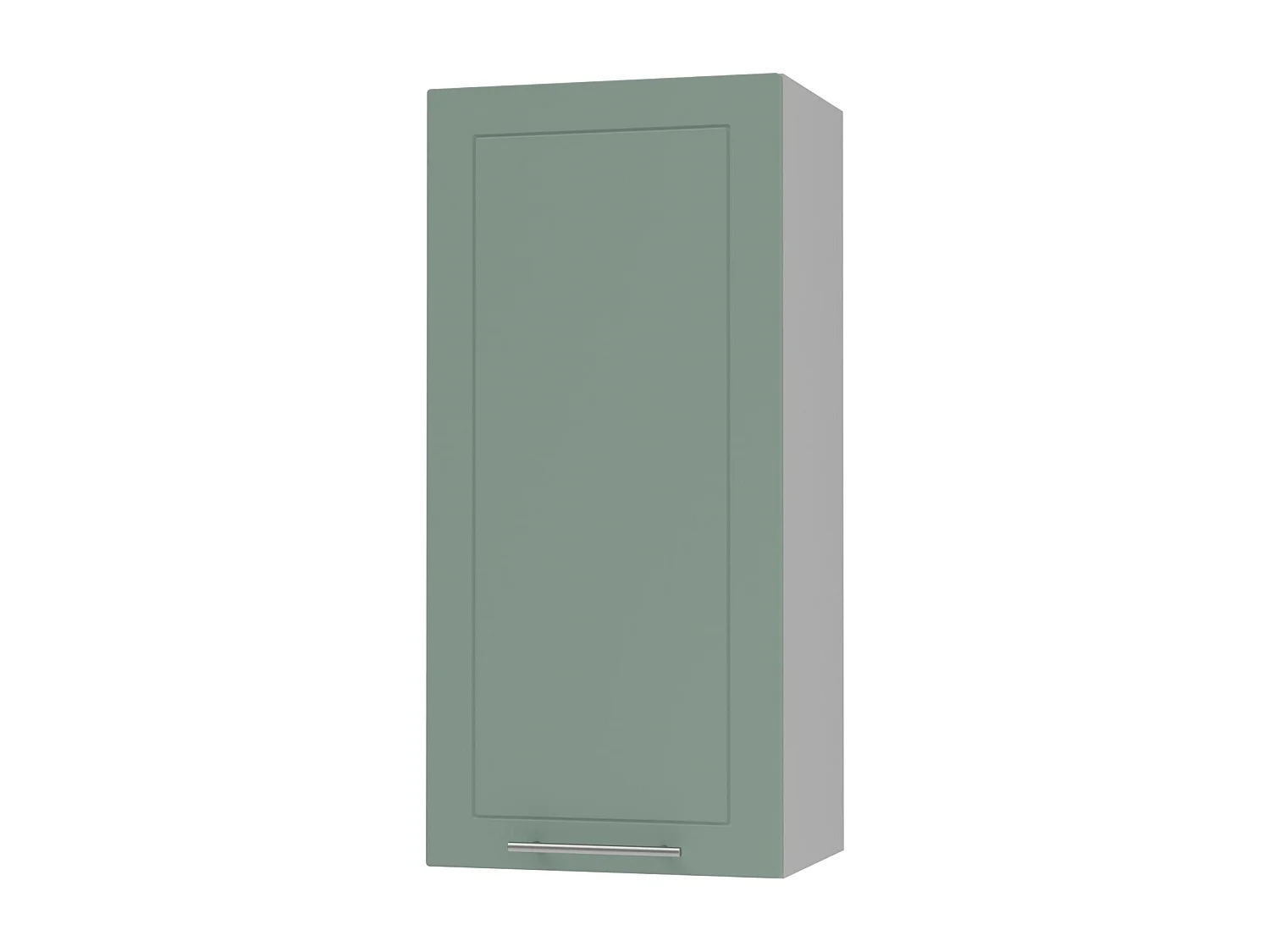 KÜCHENHÄNGESCHRANK Kvantum W4/45 Mint Matt / Grau Matt 45 / 32,5 / 96cm