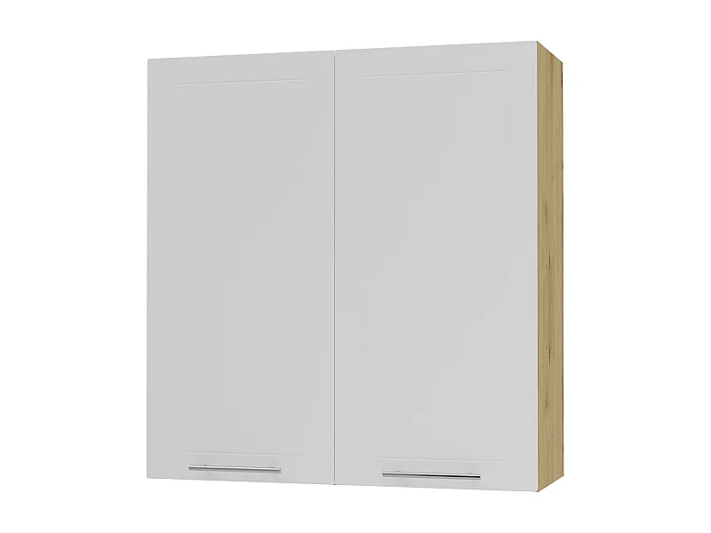 KÜCHENHÄNGESCHRANK Kvantum W4/90 Weiß Matt / Eiche Artisan Matt 90 / 32,5 / 96cm