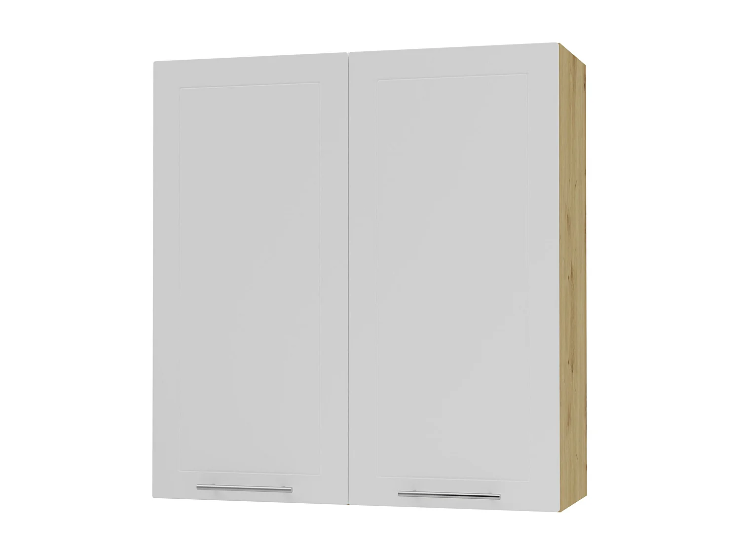 KÜCHENHÄNGESCHRANK Kvantum W4/90 Weiß Matt / Eiche Artisan Matt 90 / 32,5 / 96cm