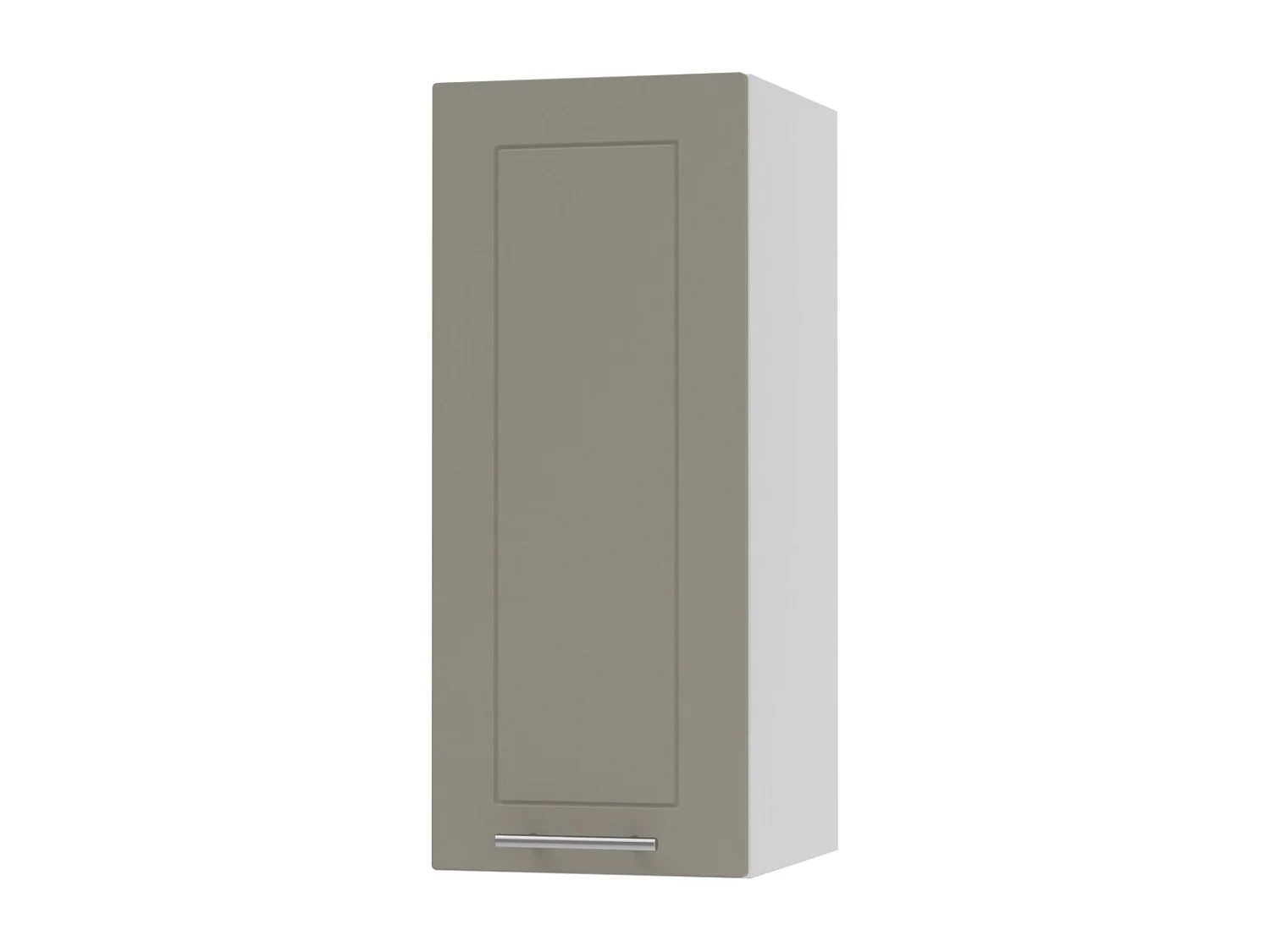 KÜCHENHÄNGESCHRANK Kvantum W2/30 Beige Matt / Weiß Matt 30 / 32,5 / 72cm