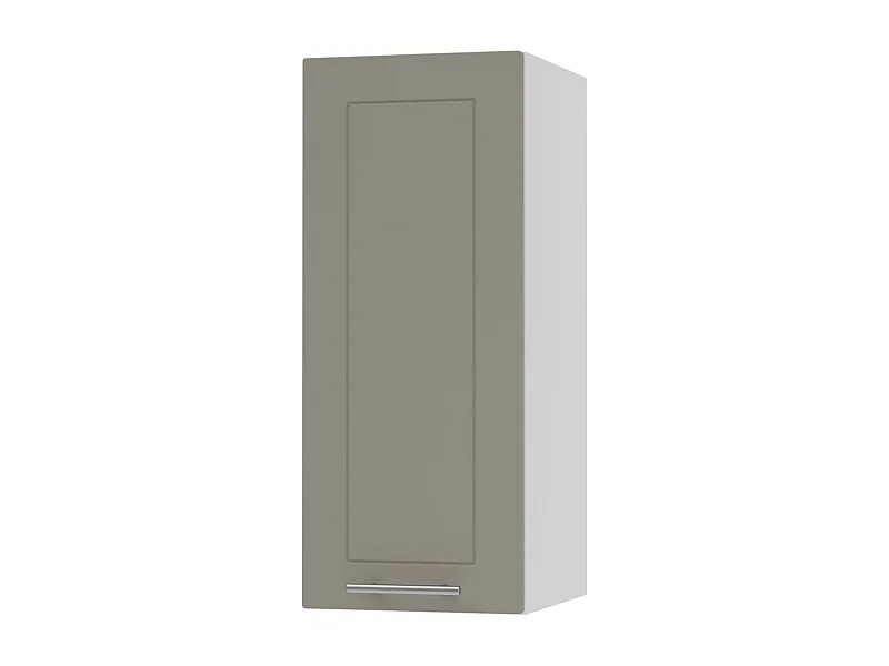 KÜCHENHÄNGESCHRANK Kvantum W2/30 Beige Matt / Weiß Matt 30 / 32,5 / 72cm