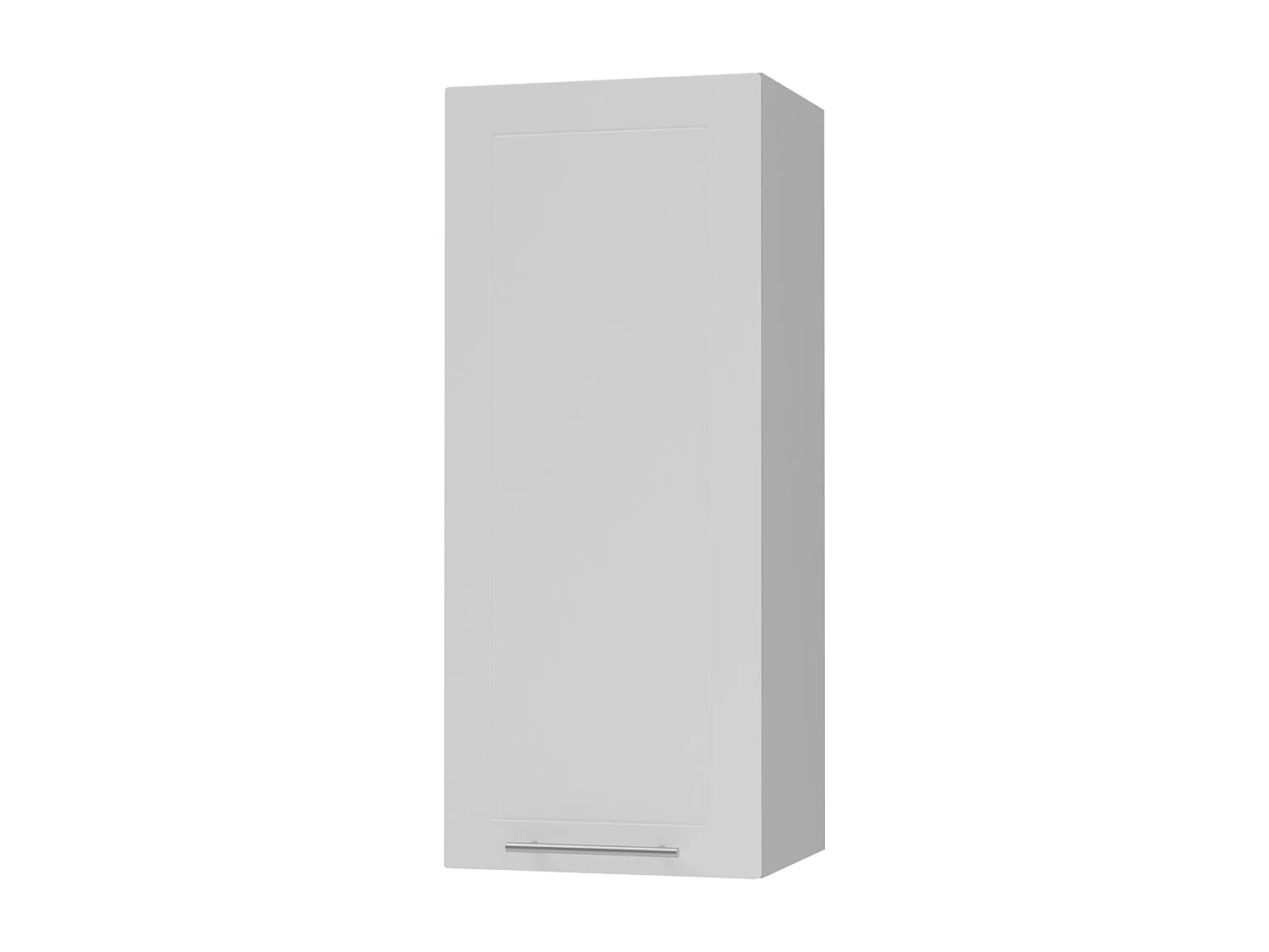 KÜCHENHÄNGESCHRANK Kvantum W4/40 Weiß Matt / Grau Matt 40 / 32,5 / 96cm