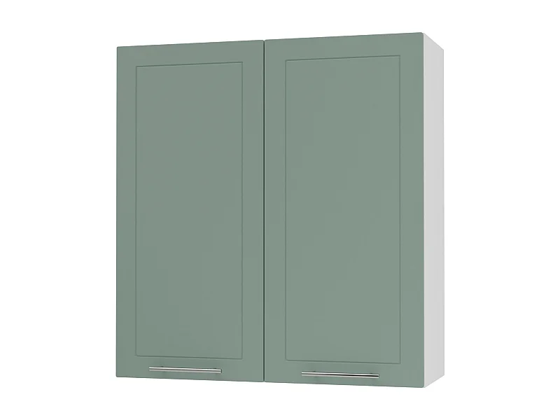 KÜCHENHÄNGESCHRANK Kvantum W4/90 Mint Matt / Weiß Matt 90 / 32,5 / 96cm