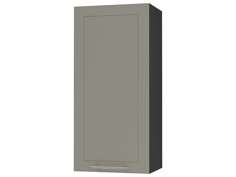 KÜCHENHÄNGESCHRANK Kvantum W4/45 Beige Matt / Schwarz Matt 45 / 32,5 / 96cm