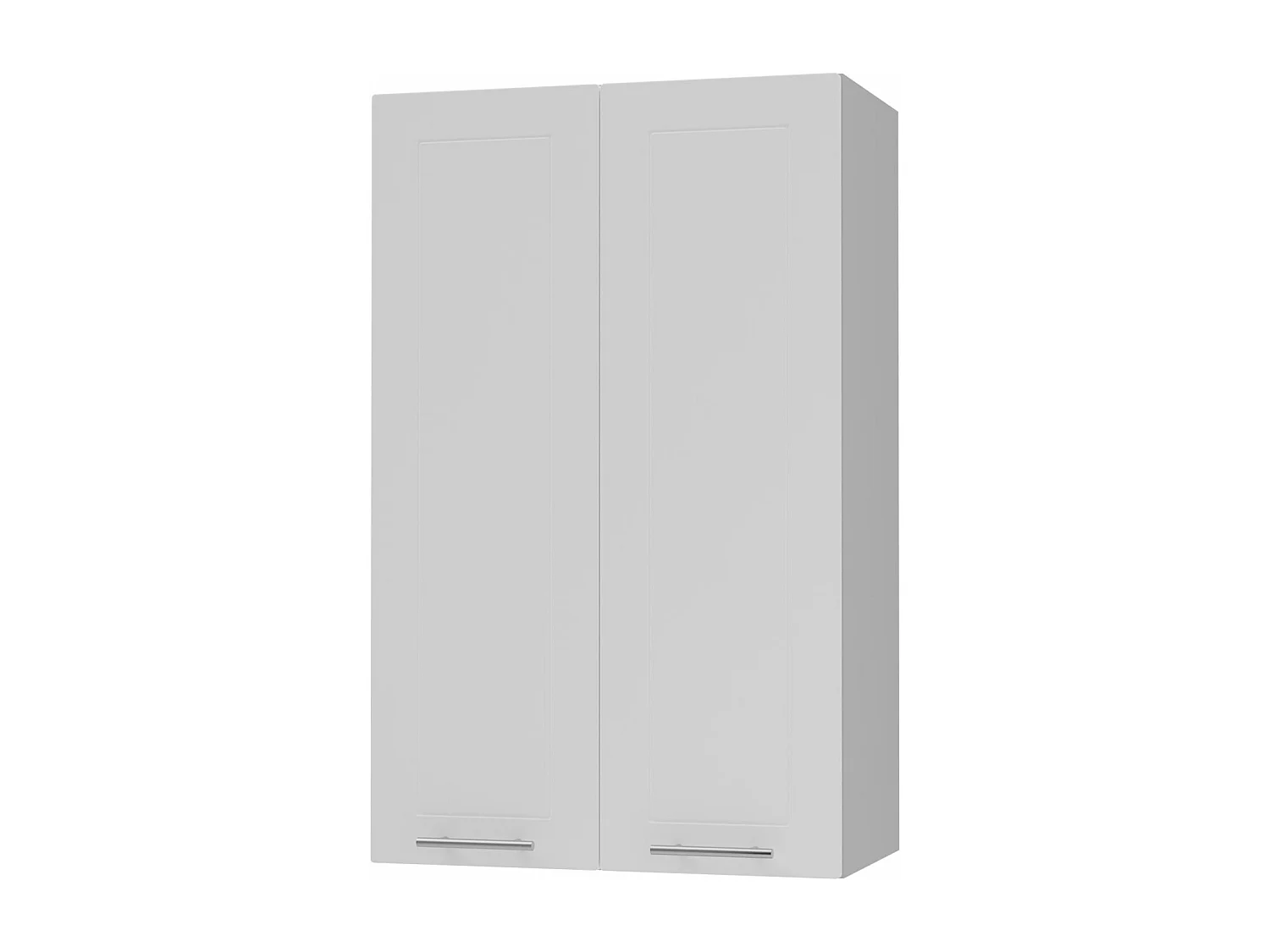 KÜCHENHÄNGESCHRANK Kvantum W4/60 Weiß Matt / Grau Matt 60 / 32,5 / 96cm