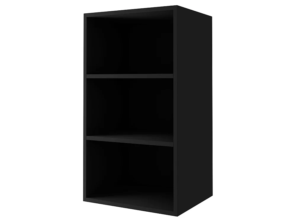 KÜCHENHÄNGESCHRANK Kvantum W2/30 Graphit Matt / Schwarz Matt 30 / 32,5 / 72cm